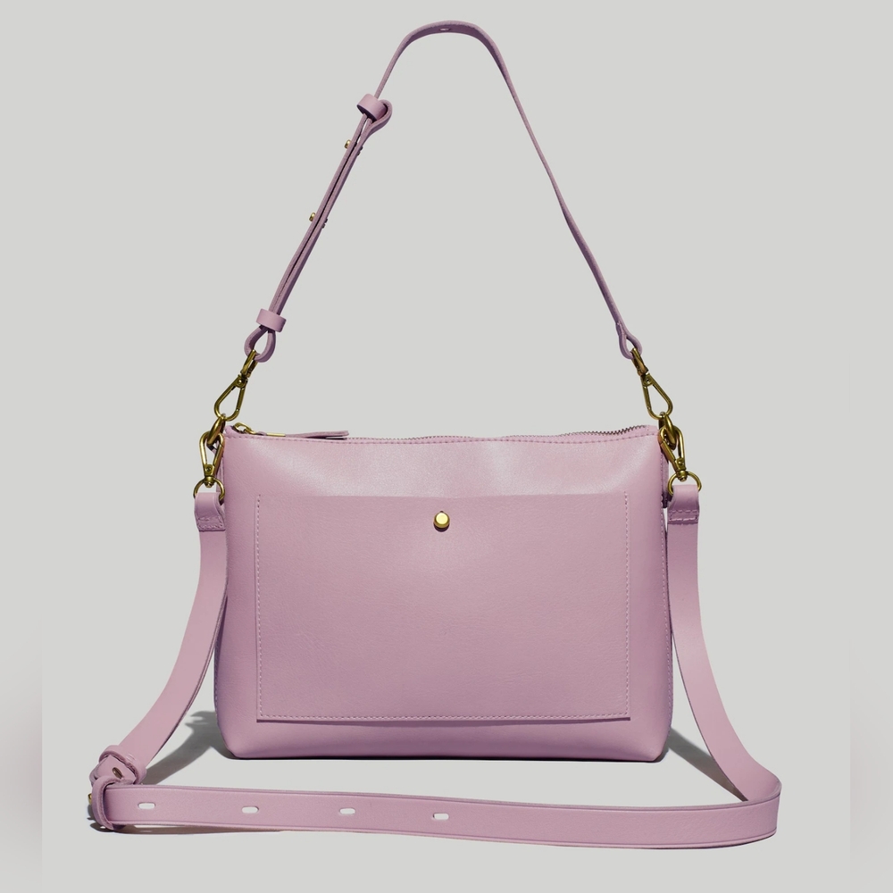 Madewell Transport Shoulder Crossbody Bag NWT In Thistle